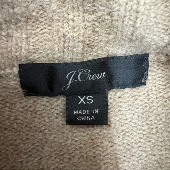 J. Crew mock neck sweater in super soft yarn merino alpaca blend xs - Picture 7 of 10